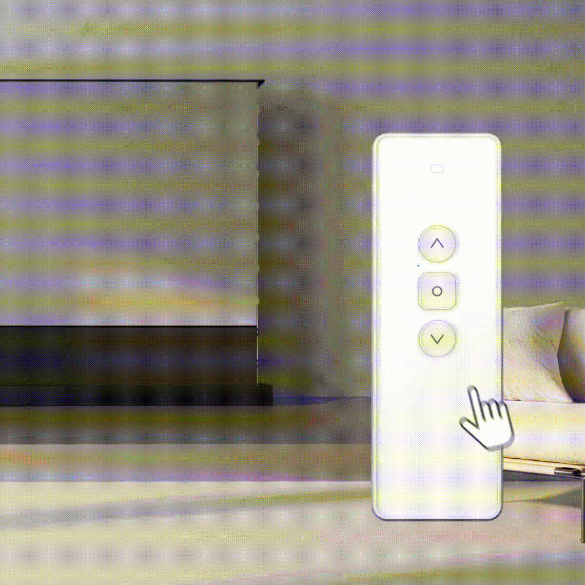 Screen Motorized Floor Rising UST/CLR